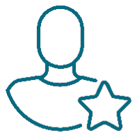 Silhouette with Star