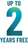 Up to Two Years Free Icon